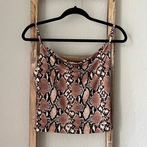 Urban Outfitters Snake Skin 🐍 Tank Top Size S